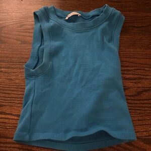 Zara blue tank top